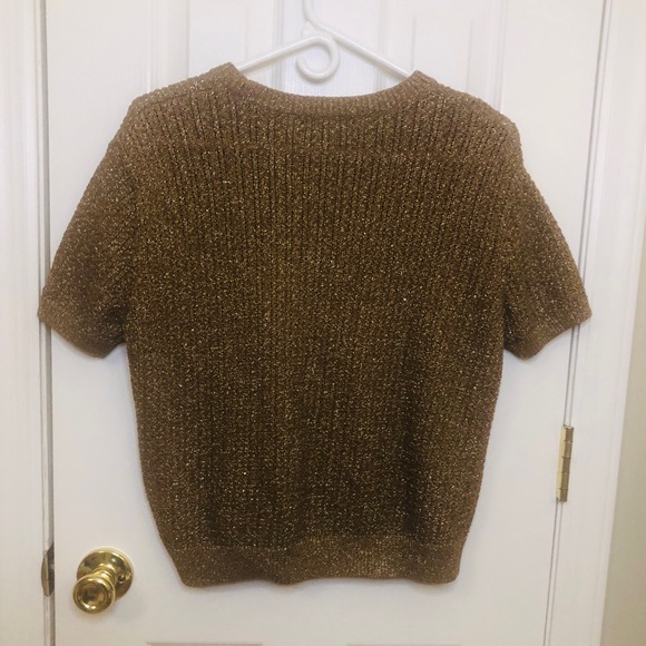 Banana Republic Gold Knit Sweater - Picture 3 of 7
